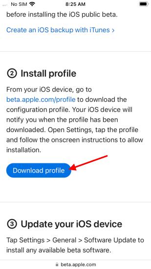 కొత్త ios 16 పబ్లిక్ బీటా ప్రొఫైల్ని డౌన్లోడ్ చేయండి